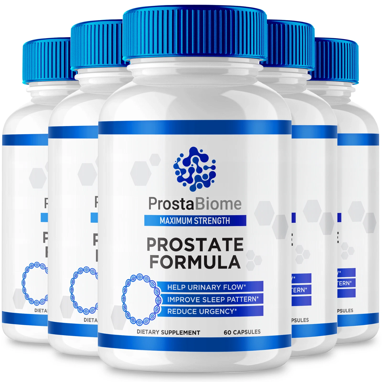 (5 Pack) Prosta Biome Capsules Prostate Supplements For Men (300 Capsules)