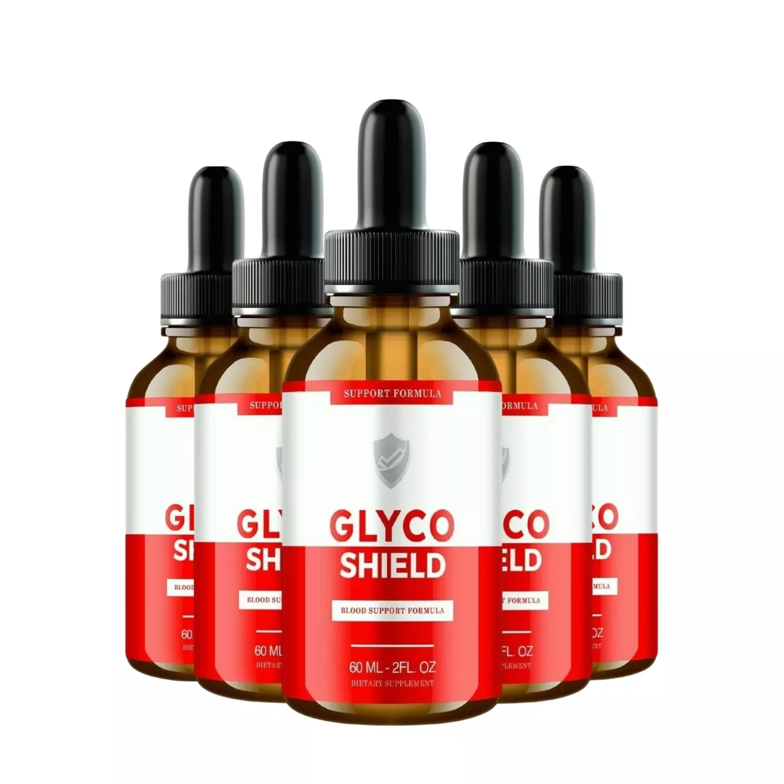 (5-Pack) Glyco Shield Drops, GlycoShield Drops to Support Healthy Blood