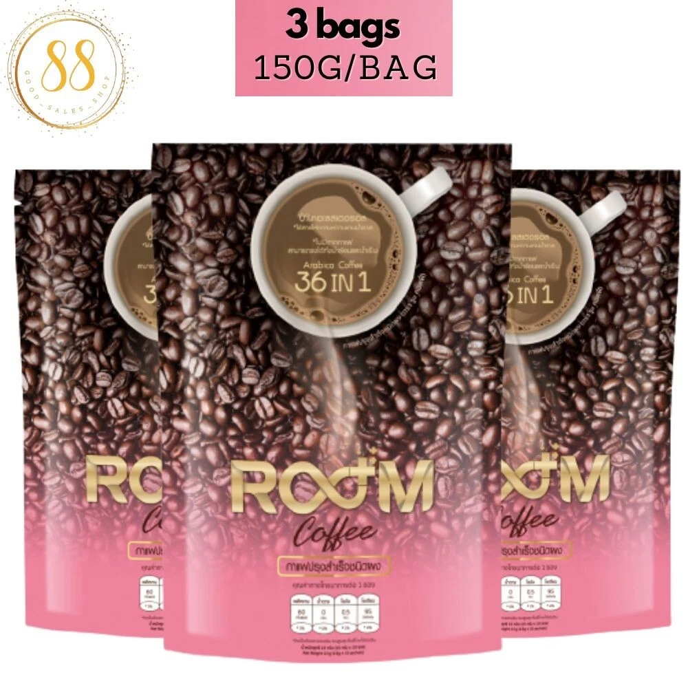 Coffee in the room Low Cal No Sugar arabica diet for health 150g 1 bag 10 sachet