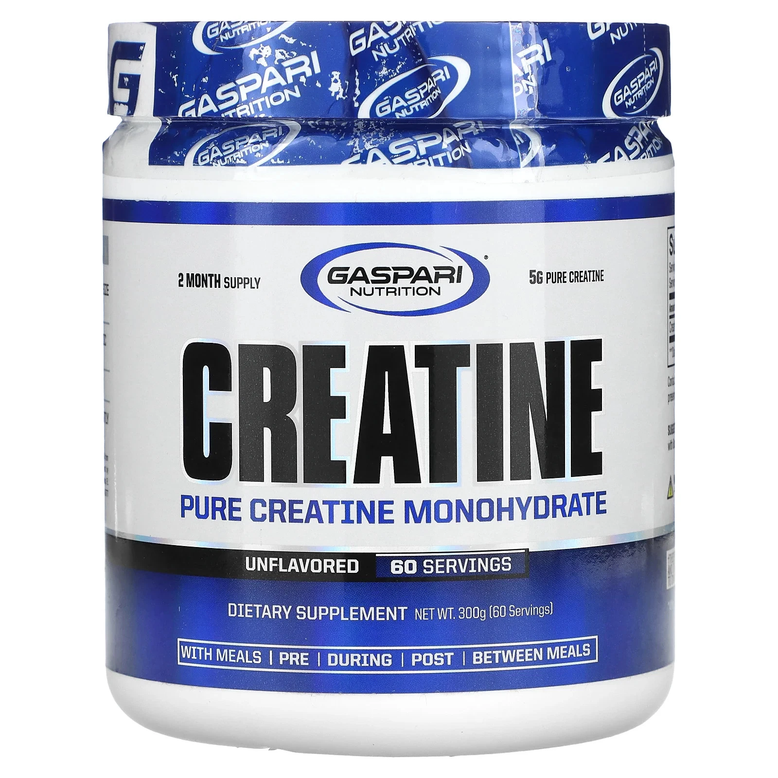 Creatine, Unflavored, 300 g