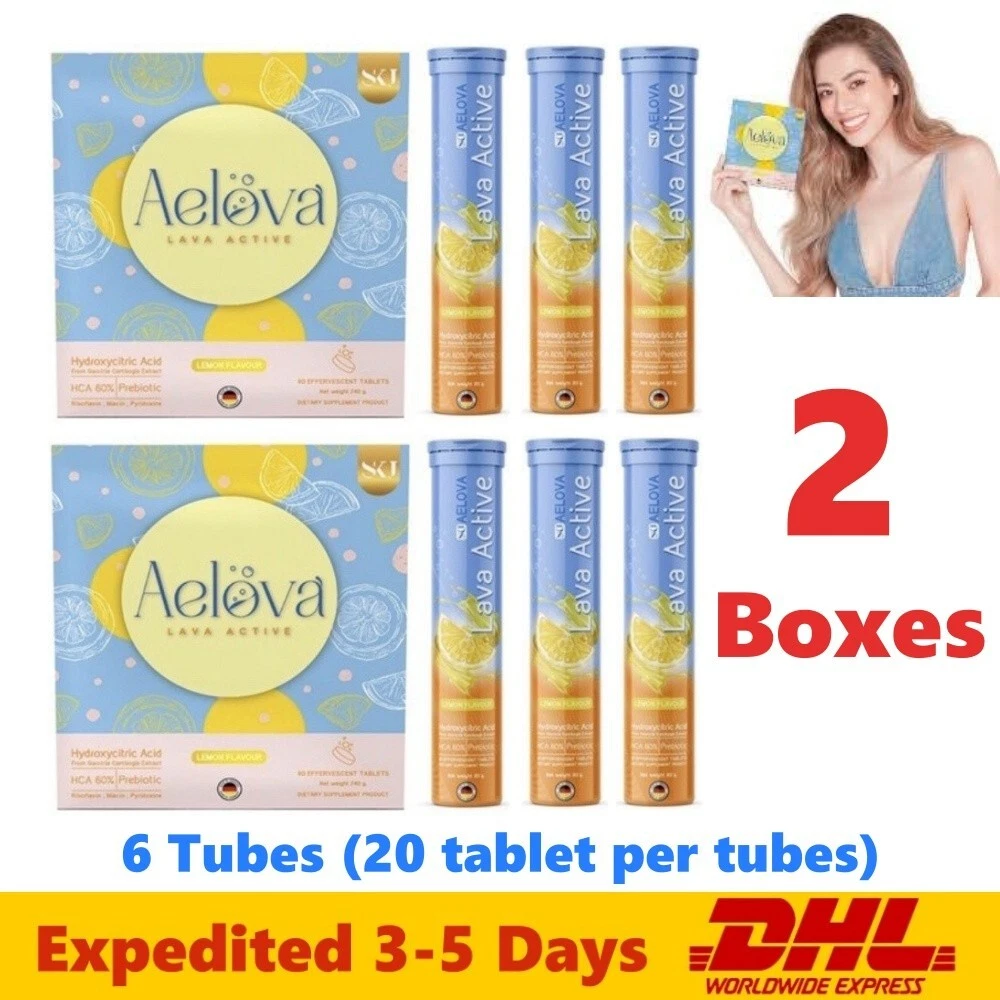 6x Tubes AELOVA Dietary Supplement Product Weight Control Effervescent Tighten