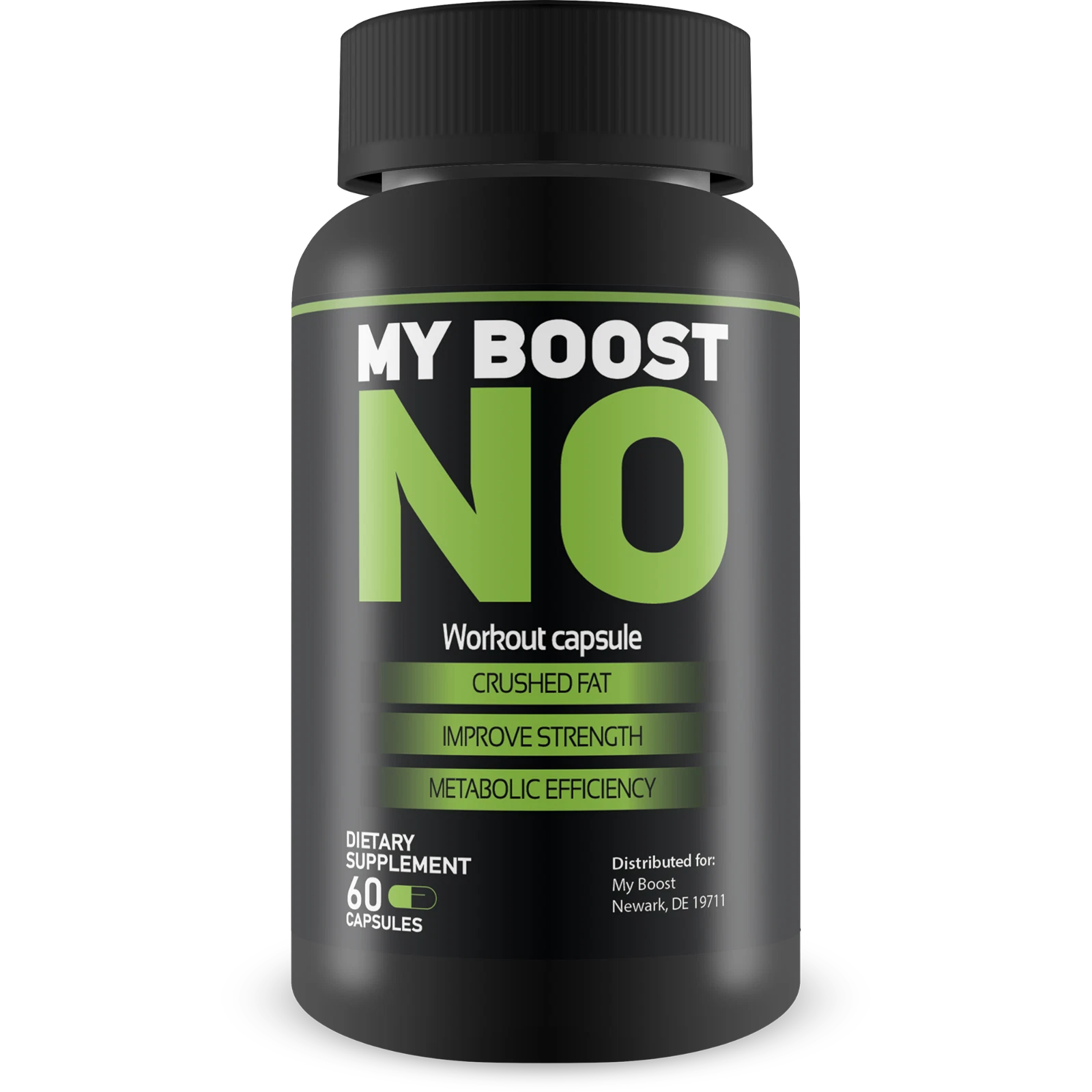 My Boost N.O. - Powerful Nitric Oxide Booster - Increase Metabolism - 60 caps