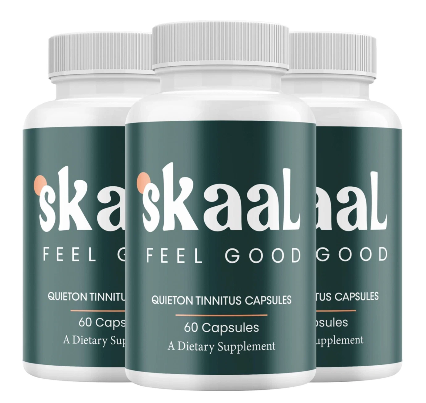 (3 Pack) Skaal Quieton Tinnitus Capsules, Skaal Ear Health Pills