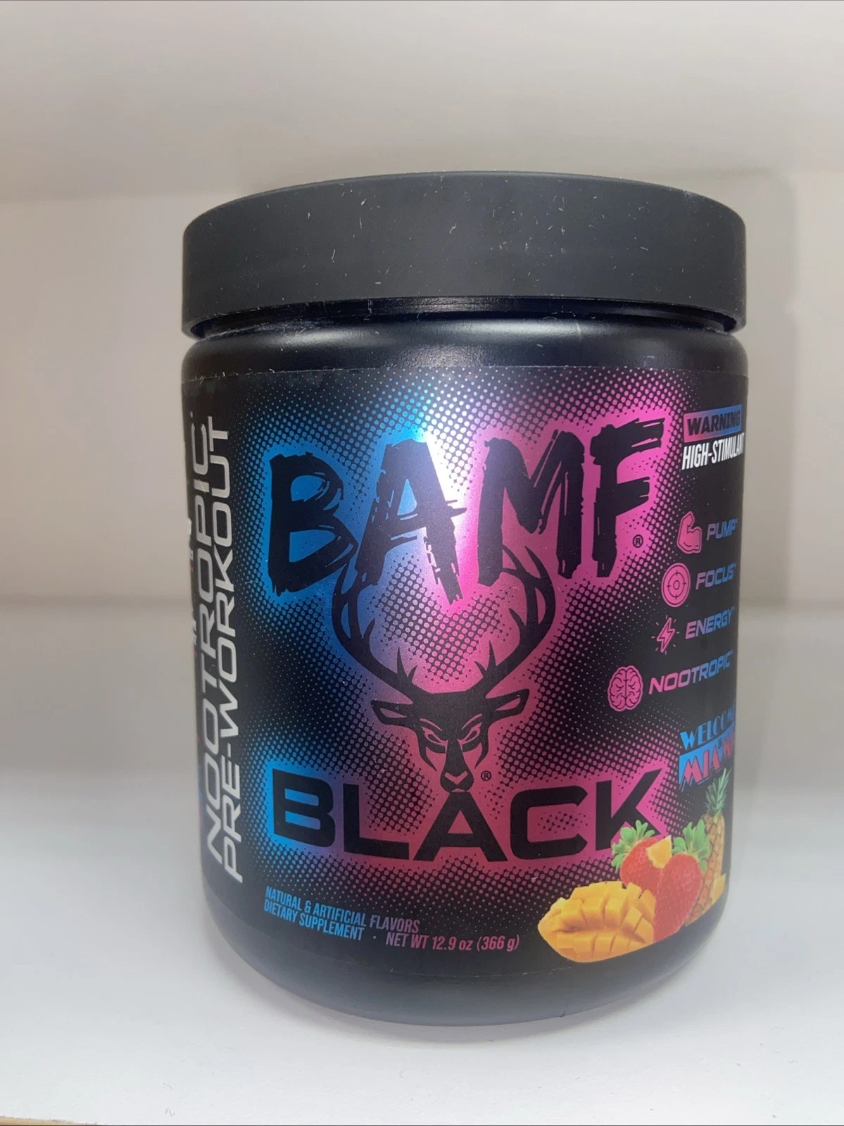 BUCKED UP BAMF HIGH STIMULANT NOOTROPIC PRE-WORKOUT Energy Pump Focus 30 Serving