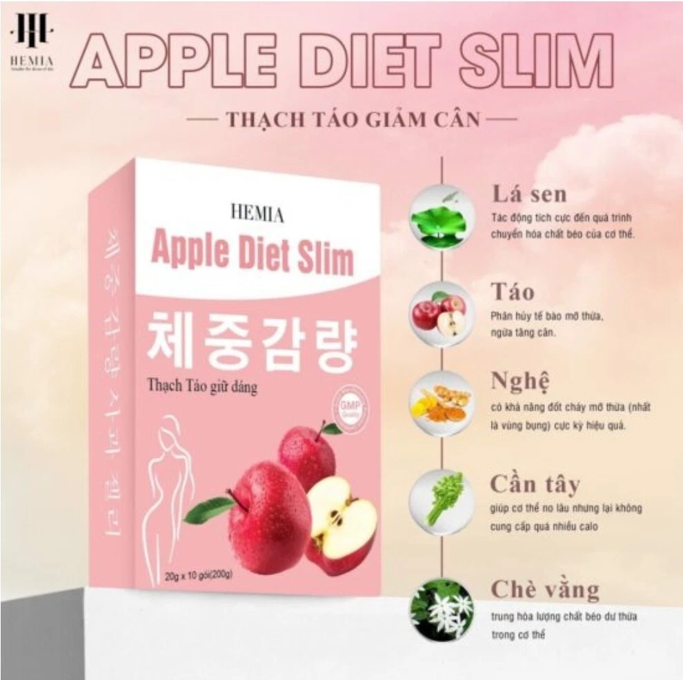 Korea Hemia Weight loss Apple Jelly, Keep Shape, Beautiful Skin, Loss Weight