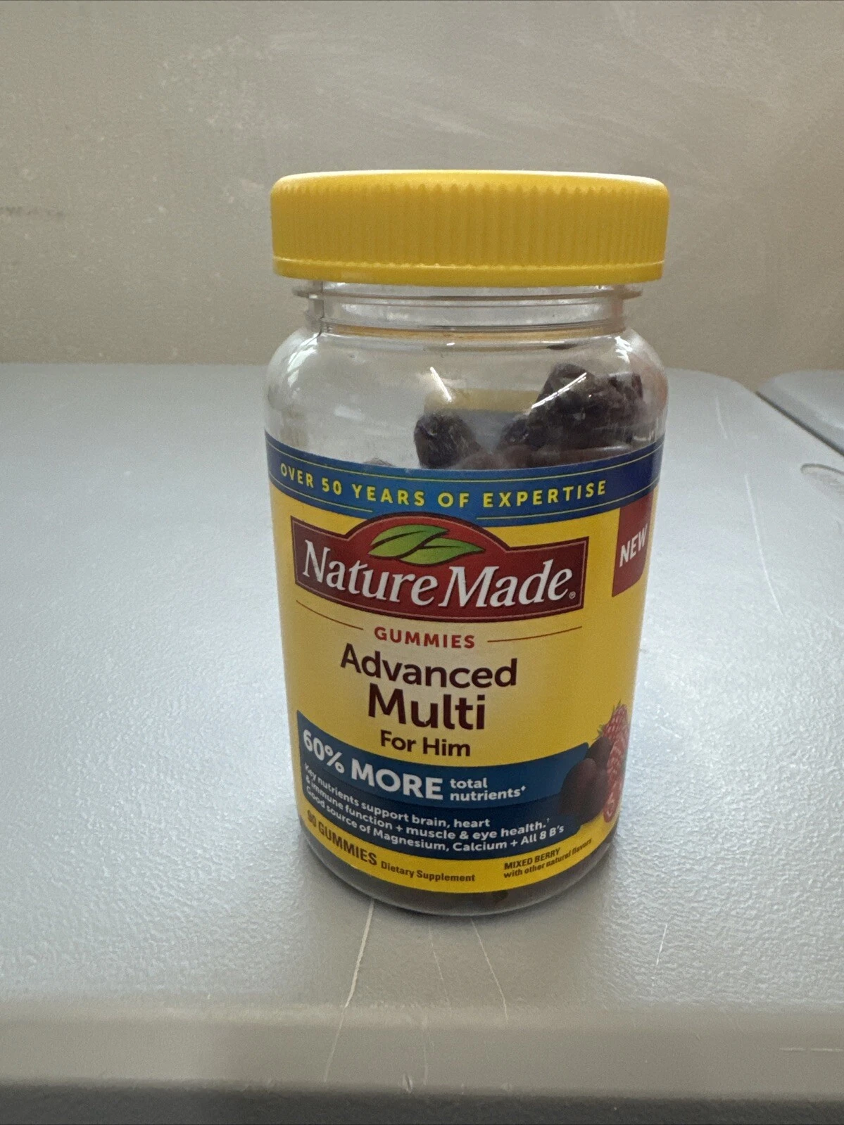 NEW Nature Made Advanced Multi For Him Gummies Supplement SEALED 2025