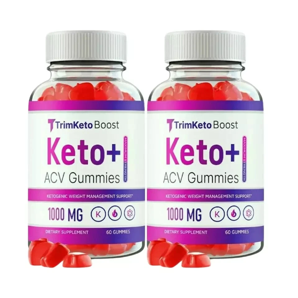 Trim Keto Boost Gummies Weight Loss Management Supplement (120 Gummies) 2-Pack