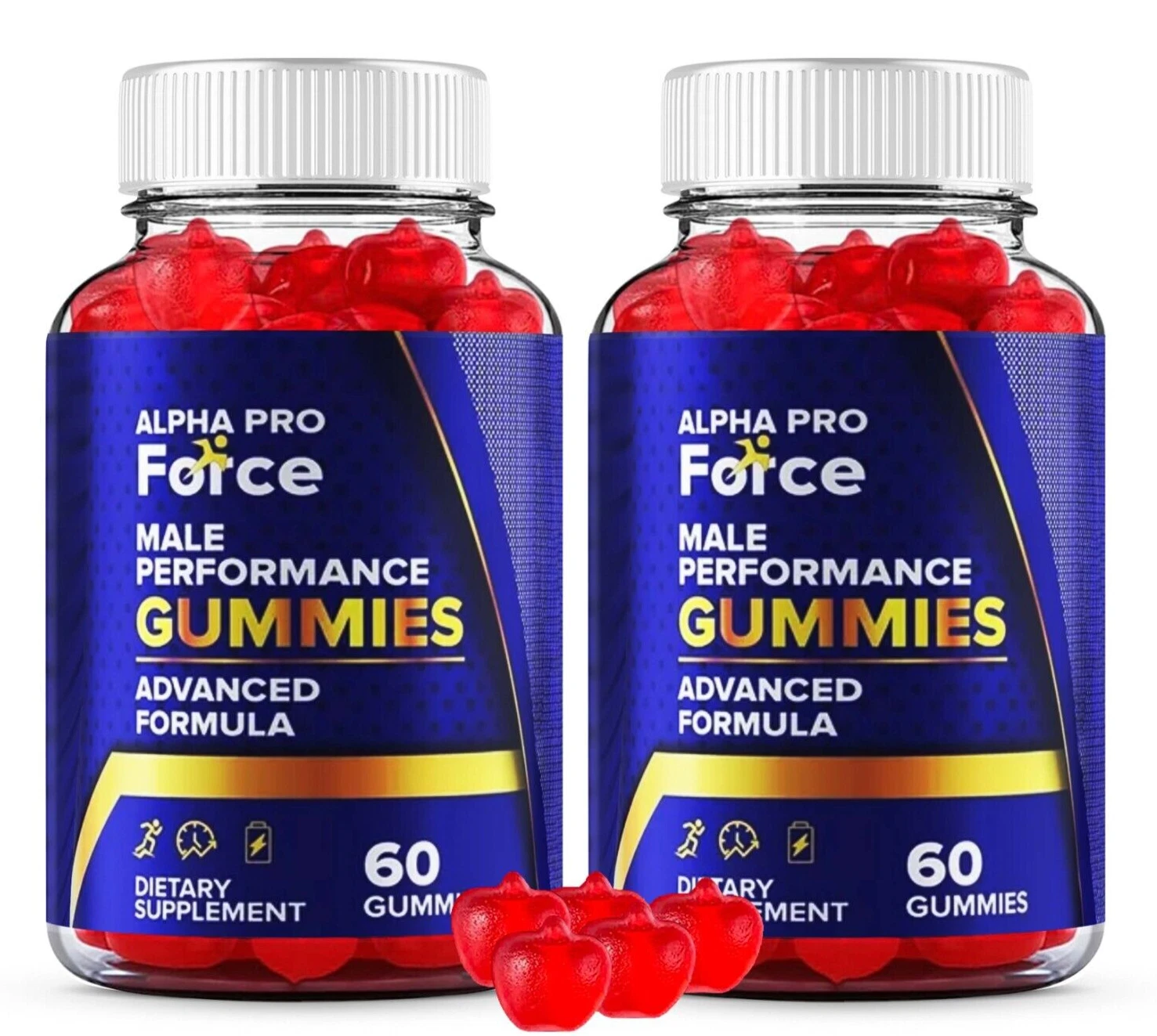 (2 Pack) Alpha Pro Force Gummies for Men – Alpha ProForce Male Performance Gummy