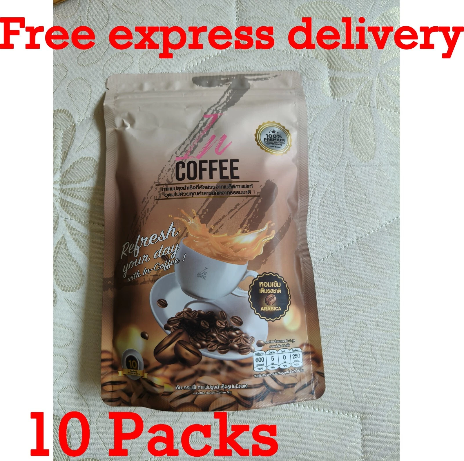 10X IN Coffee Healthy Control Hunger Reduce Belly Natural Weight Management