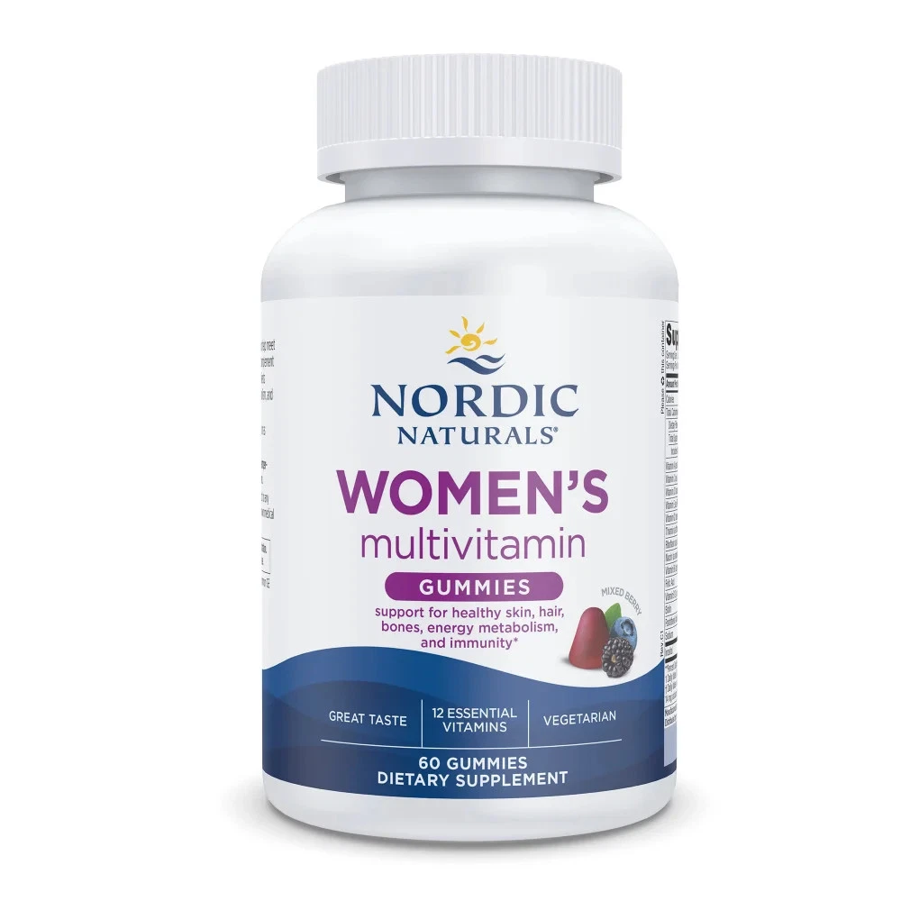 Nordic Naturals Women's Multivitamin Gummies, Mixed Berry - 60 Gummies