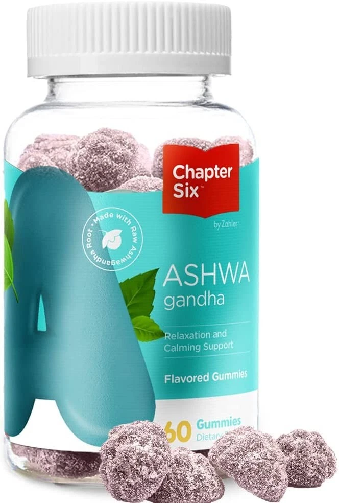 Chapter Six Ashwagandha Gummies, Mood and Relaxation 60 Gummies