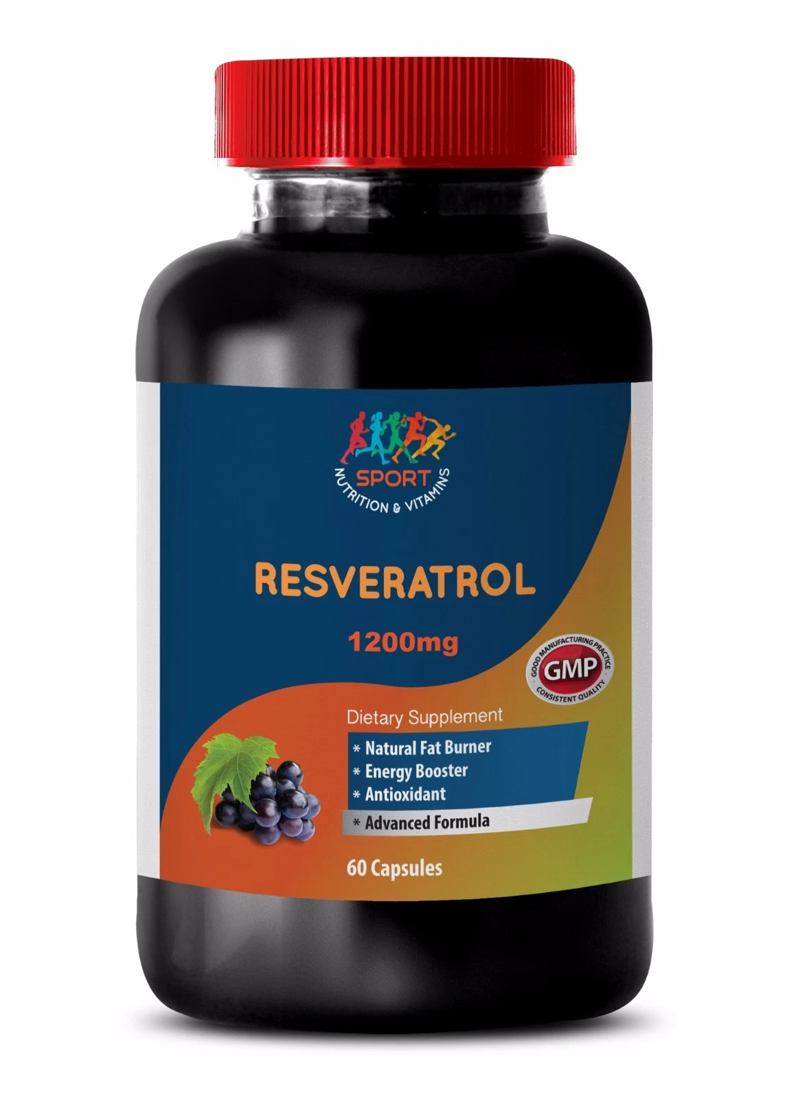 antioxidant pills - RESVERATROL COMPLEX 1200 1B - resveratrol plus