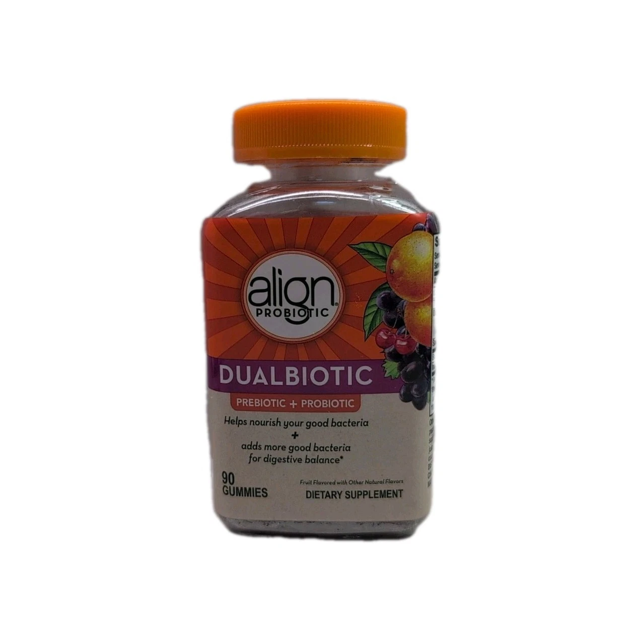 Align DualBiotic, Prebiotic + Probiotic Supplement Gummies - 90 Count