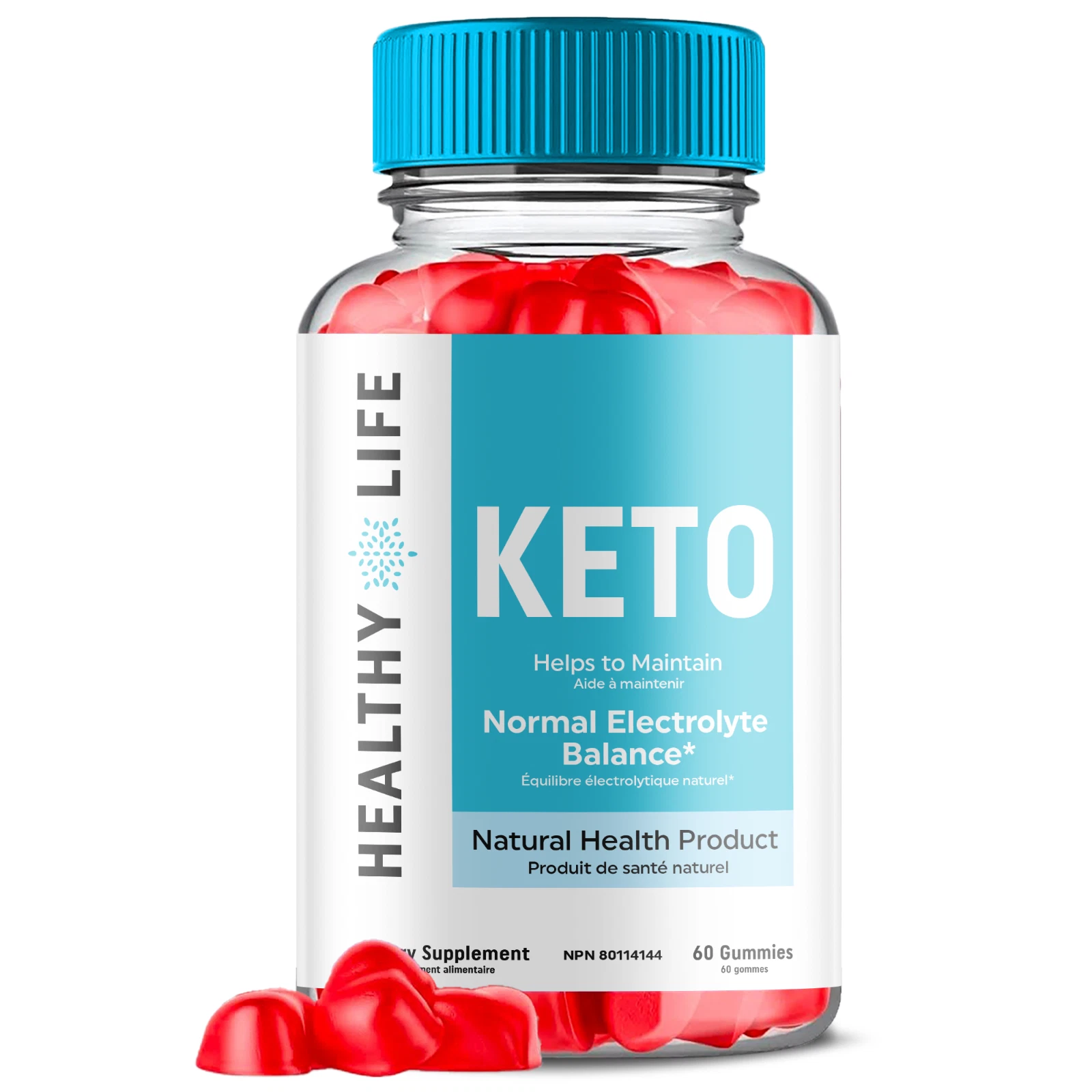 Healthy Life Keto, Healthy Life ACV Weight Loss & Fat Burn Gummies (60 Gummies)