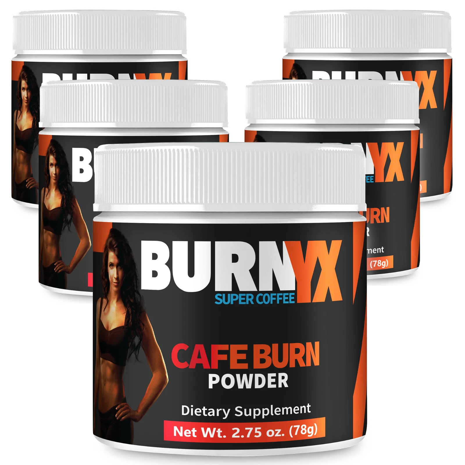 (5 Pack) BurnYX Powder, BurnYX Okinawa Advanced Energy Support Supplement Powder