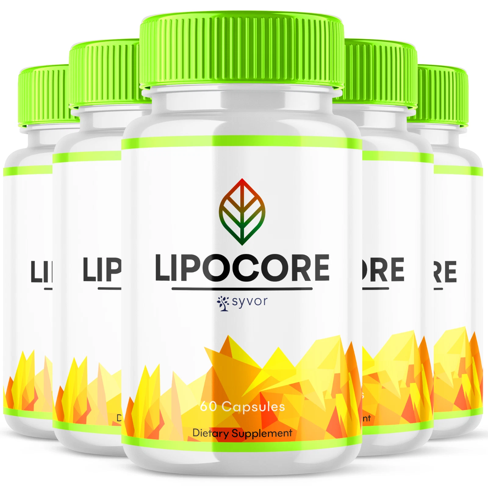 Lipocore Advanced Formula Natural Fitness Support Vitamin Supplement 300 Capsule