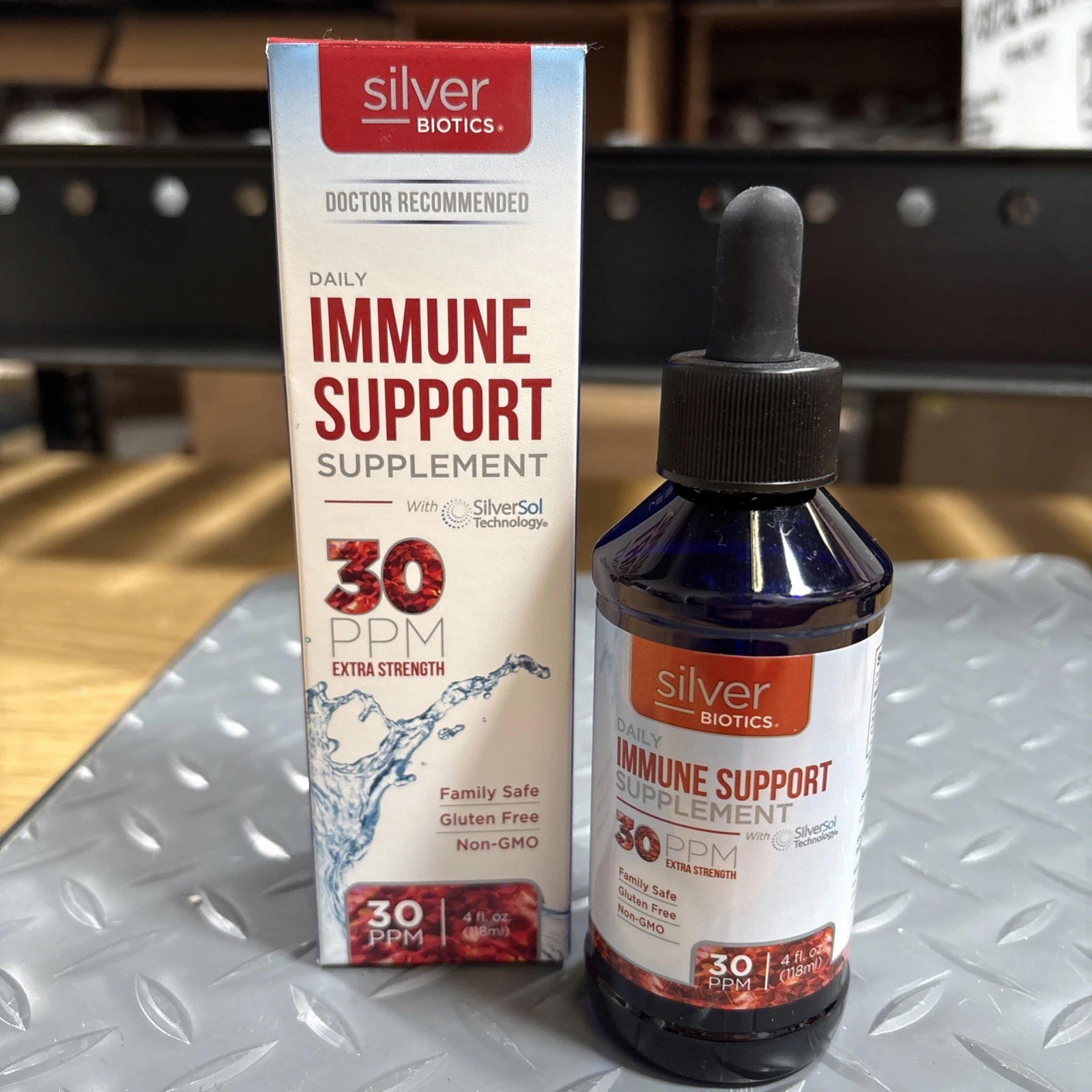 Silver Biotics Daily Immune Support Supplement 30PPM 4oz