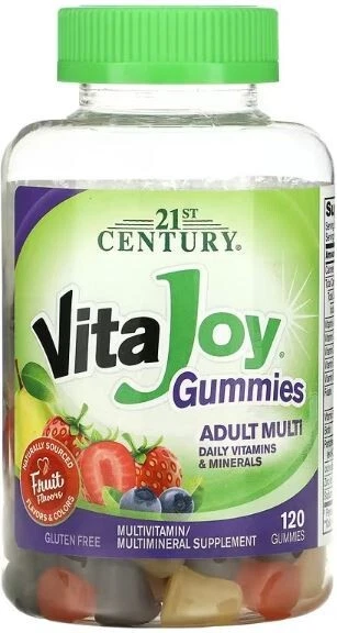 21st Century, VitaJoy Gummies, Adult Multivitamin, Fruit Flavor 120