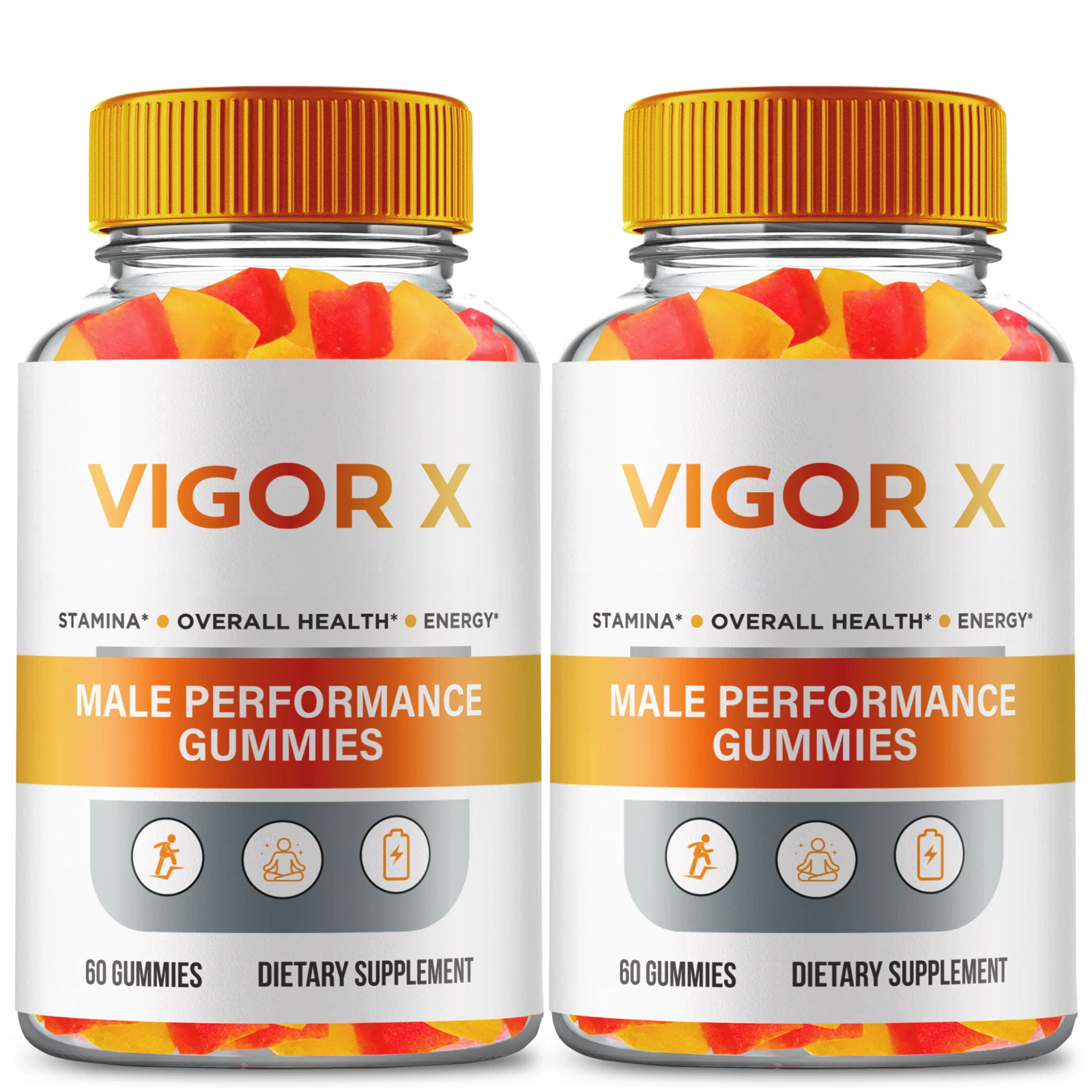 (2 Pack) Vigor X Gummies, VigorX for Health and Wellness Gummy
