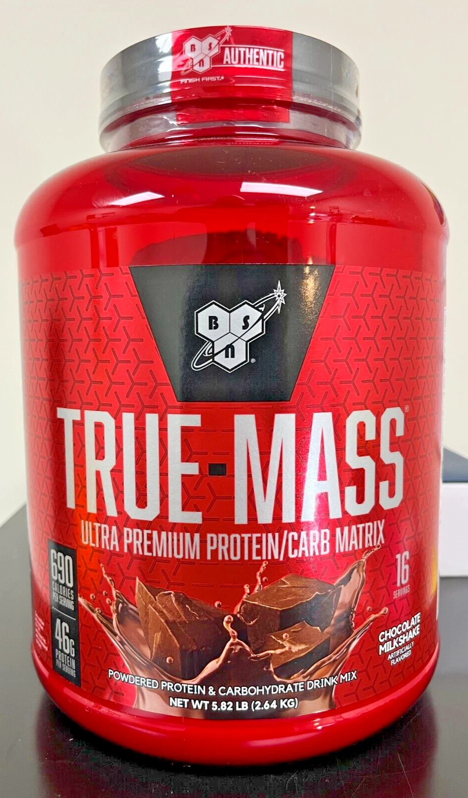 BSN True Mass Premium High Calorie Whey Protein Weight Gainer 5.82LB Tubs NEW