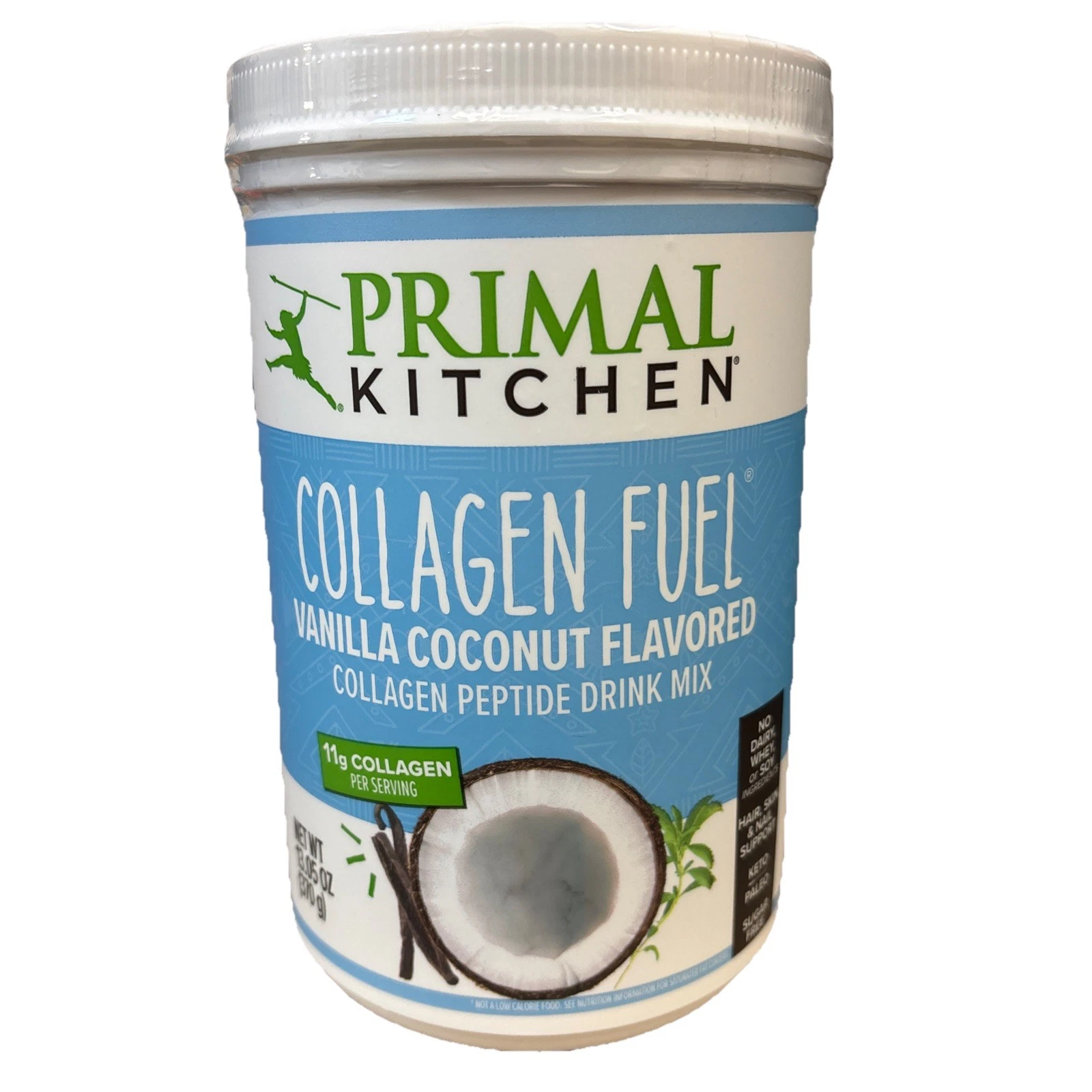 Collagen Fuel Vanilla Coconut 13.05 Oz By Primal Kitchen BB 03/2026