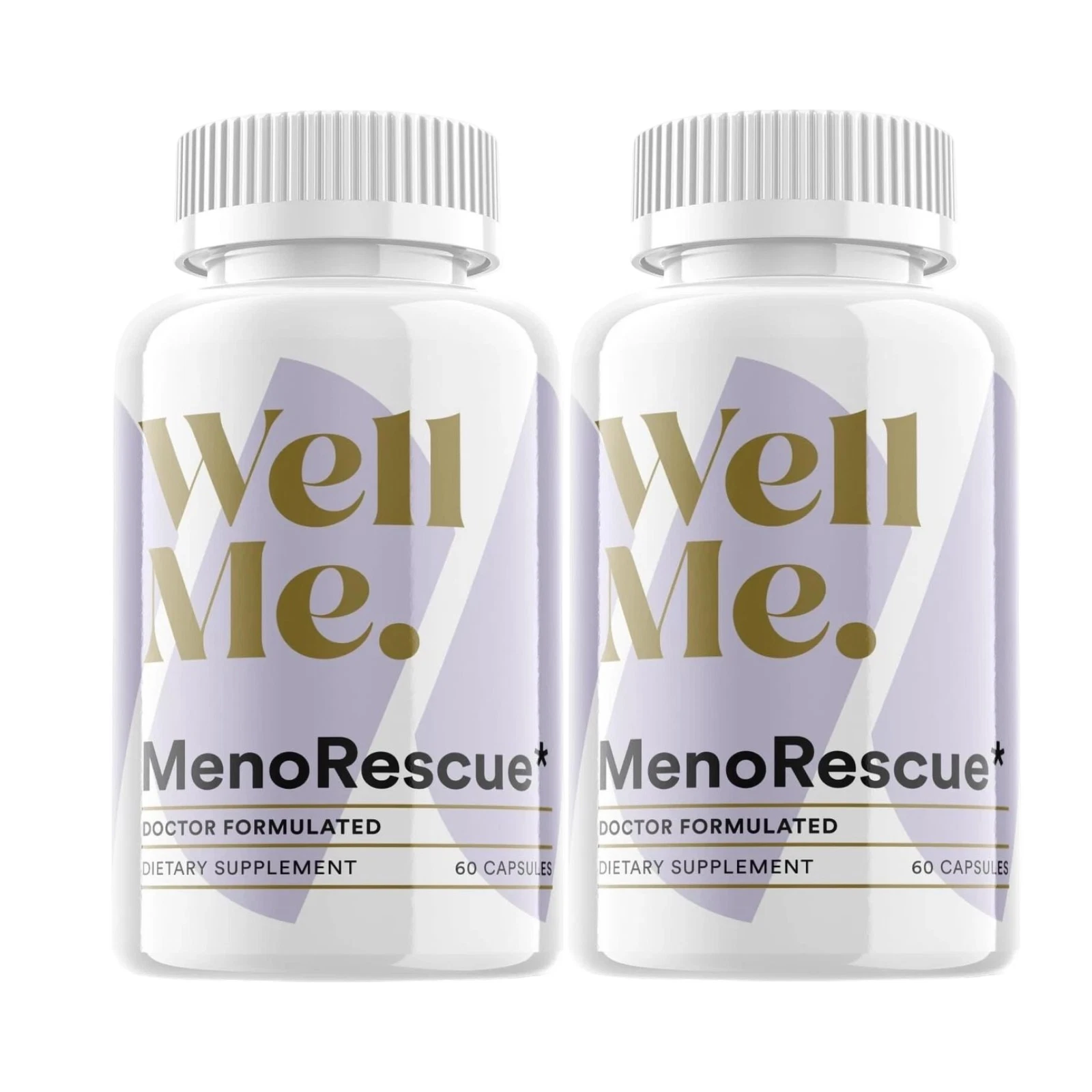 2-Pack Wellme. Menorescue Pills - Meno Rescue Dietary Supplement - 120 Capsules