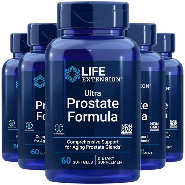 Life Extension Ultra Natural Prostate 5X60 gels Pygeum/Beta Sitosterol/Phosphol
