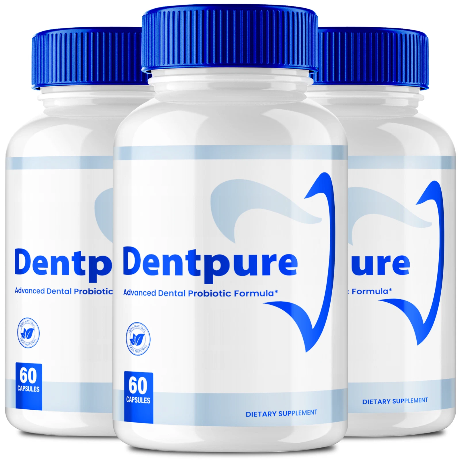 (3 Pack) Dentpure Oral Probiotics for Teeth & Gums Supplement Capsules