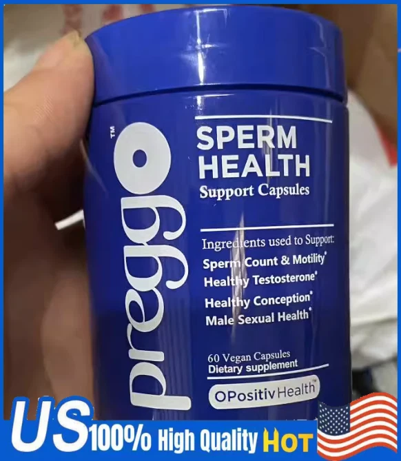 PREGGO O-Positive Sperm Health Boost Capsules – 60 Count, US Made