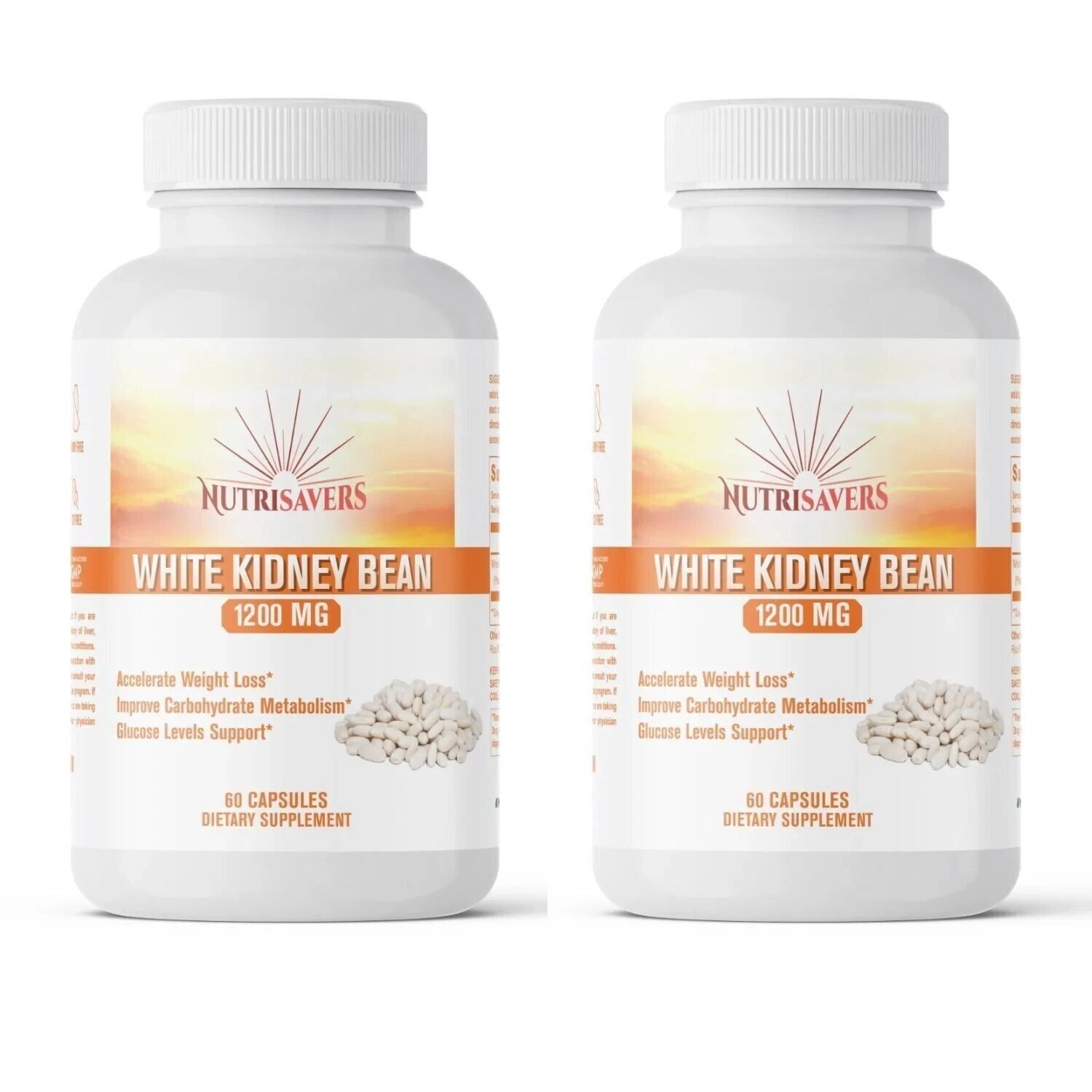 White Kidney Bean Helps in Weight Loss, Block Enzyme Alpha Amylase 120 Caps