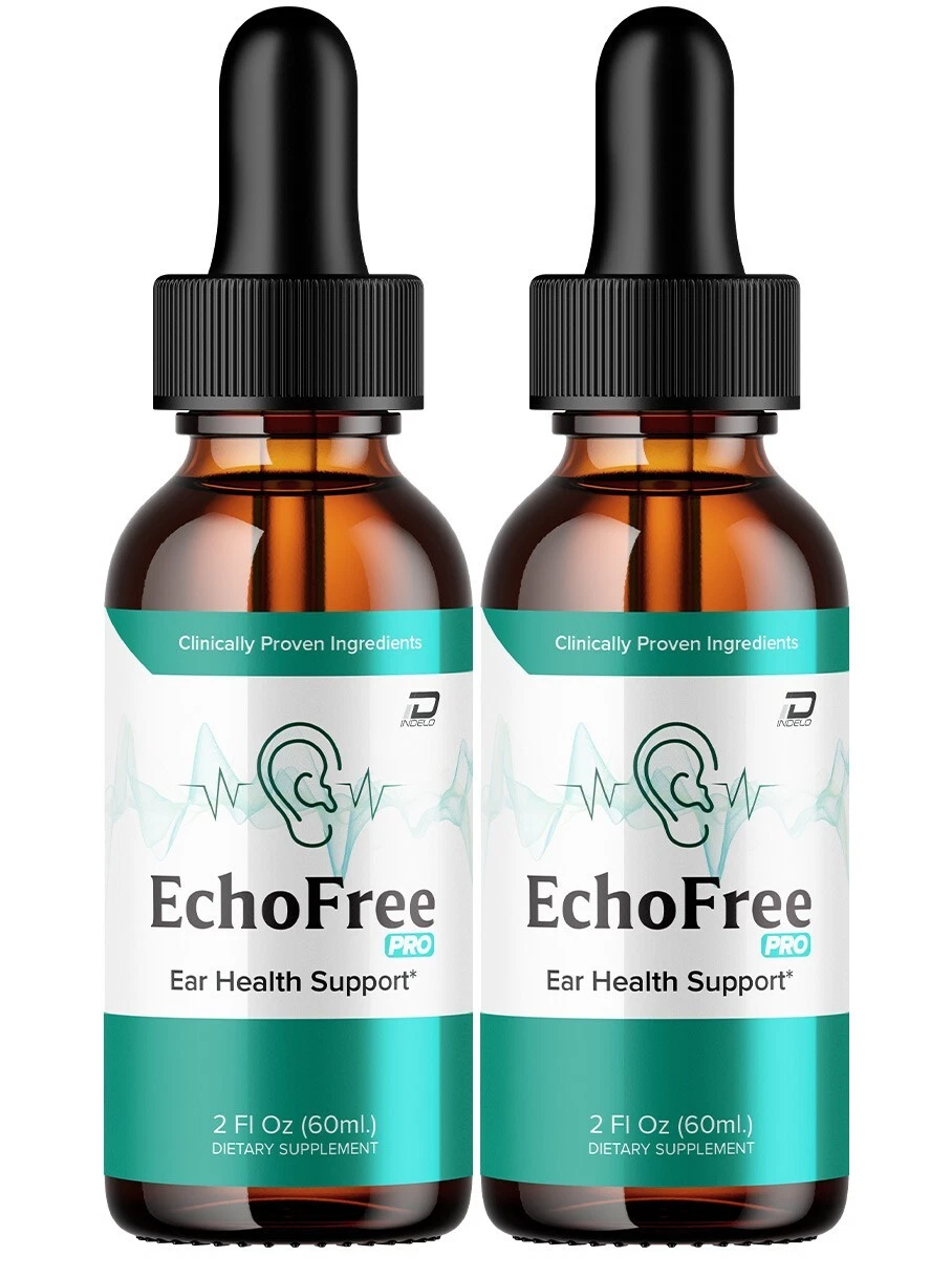 (2 csomag) Echo Free Pro egészséges fültámasz – Echo Free Pro folyékony cseppek