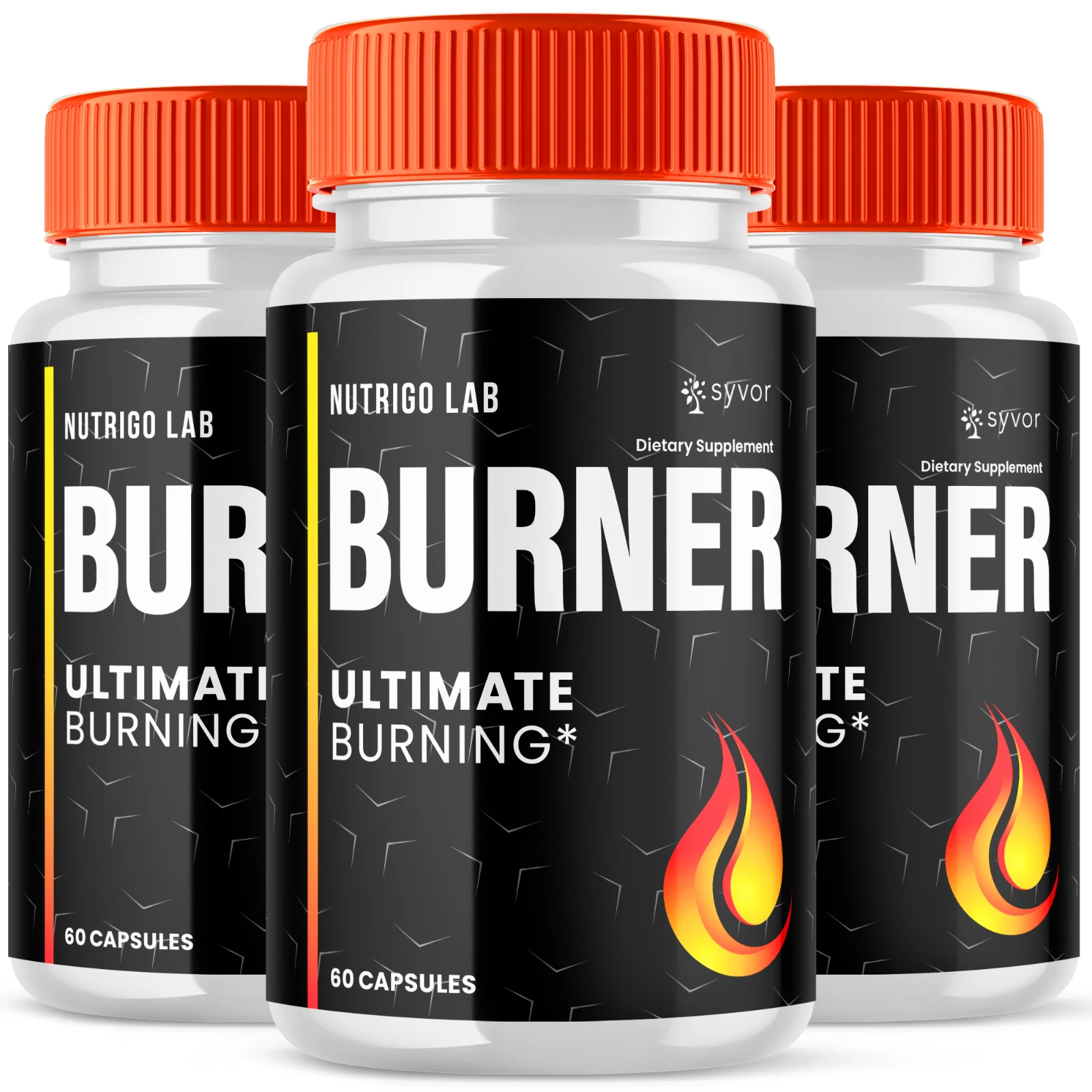 Nutrigo Lab Burner Advanced Supplement Pill Premium Fitness Support 180 Capsules