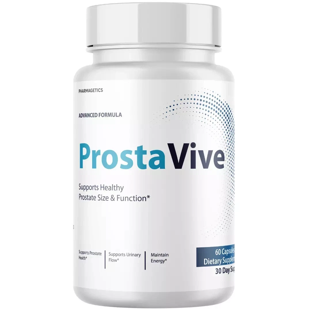ProstaVive Advanced Formula Supports Healthy Prostate - 60 Capsules, Pack of 5