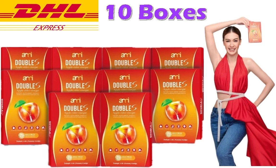 10X Ami Double S Apple Cider Dietary Supplement Weight Management 10 Caps