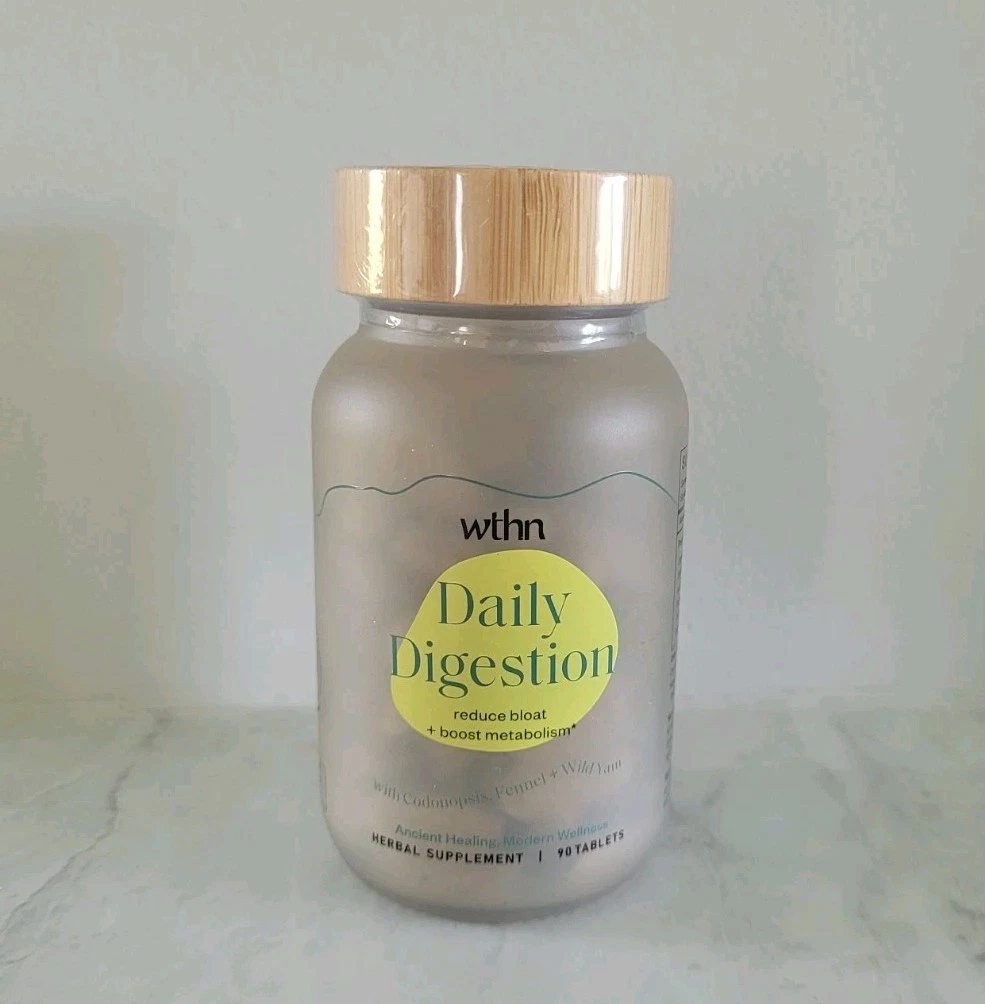 WTHN Daily Digestion - Reduce Bloat And Boost Metabolism 90 Tablets