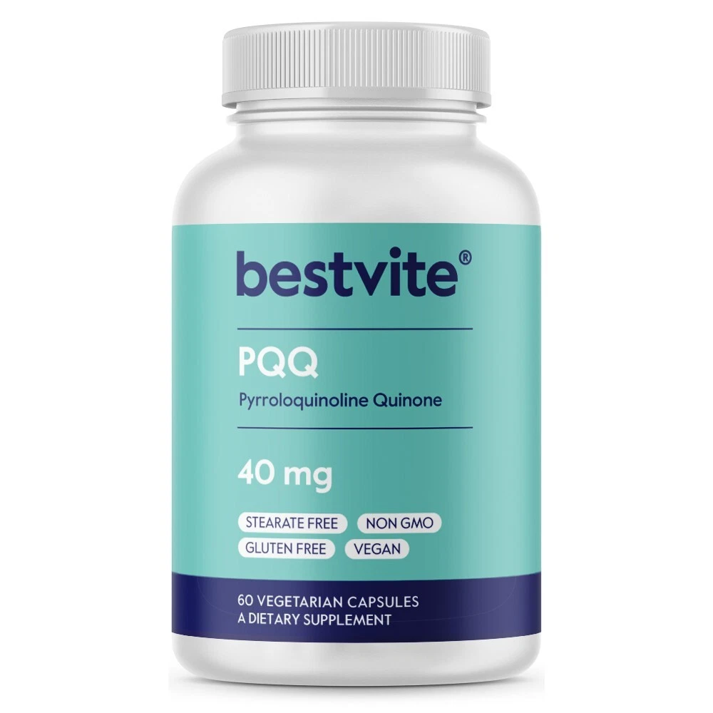 PQQ 40mg (Pyrroloquinoline Quinone) (60 Vegetarian Capsules)