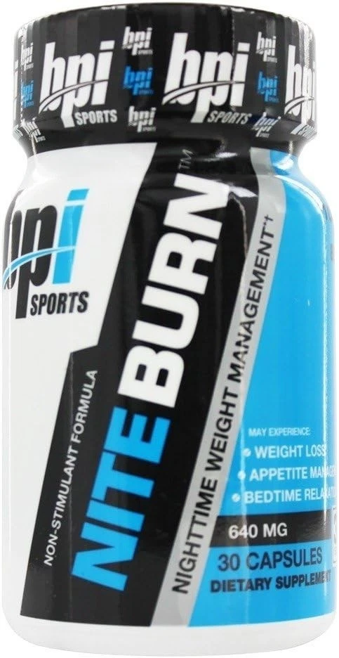 BPI Sports Nite burn - Nighttime Fat Burner & Sleep Support - Keto-Friendly - We