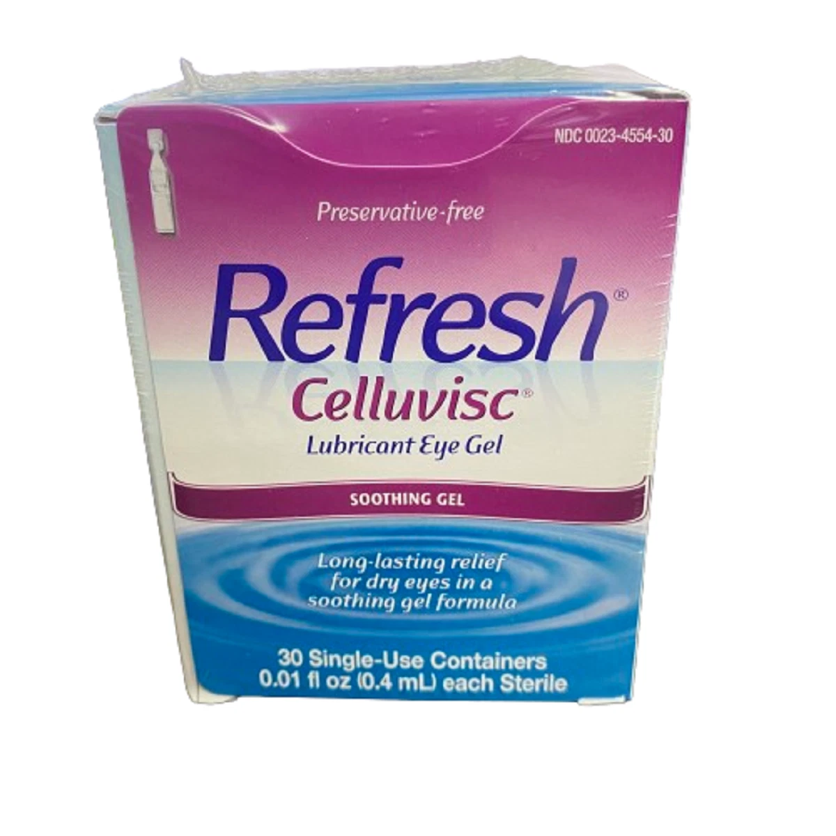 Refresh Celluvisc Lubricant Eye Gel – PF, 30 Single-Use Vials (2 Pack)