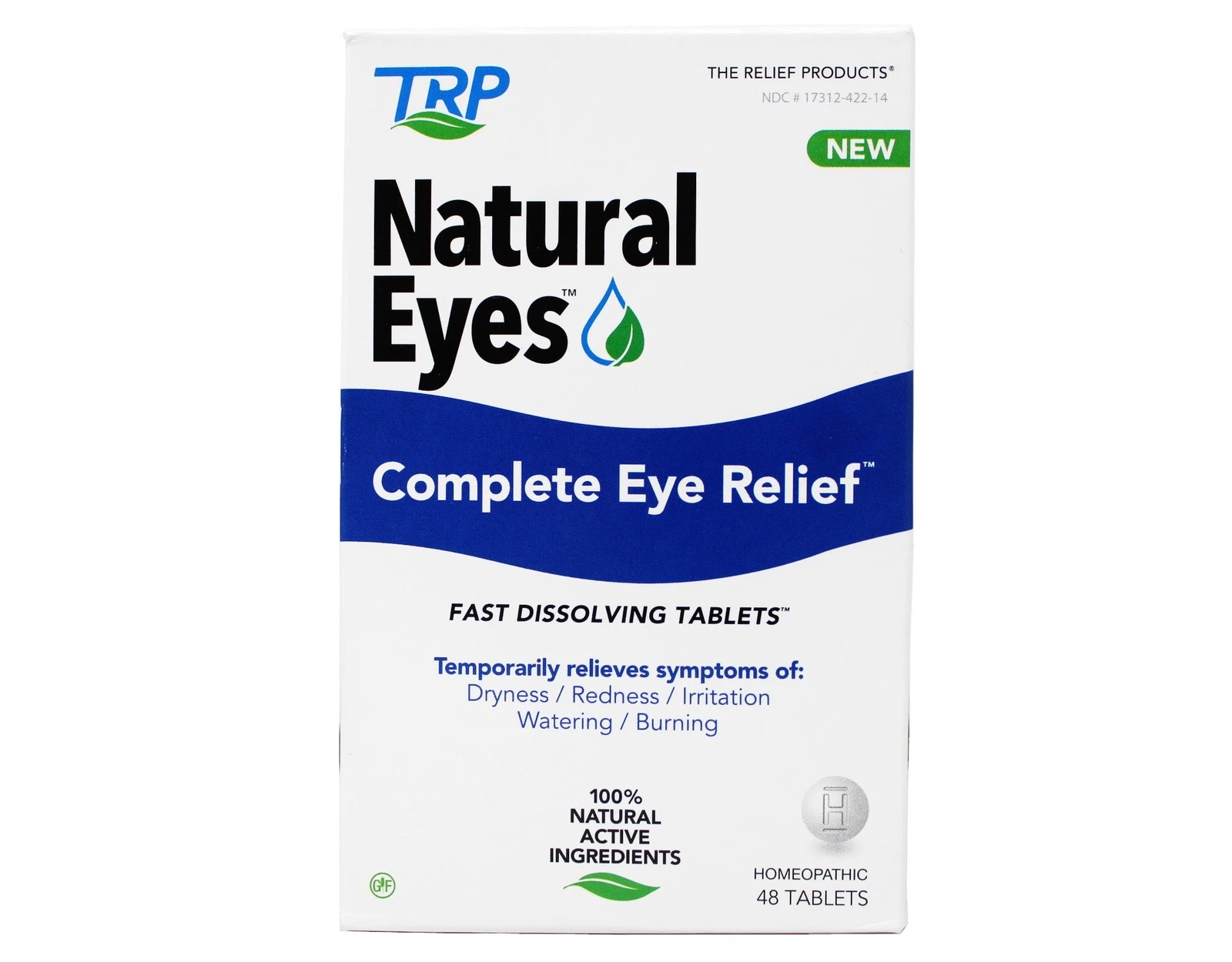 Natural Eyes Complete Eye Relief Tablets, Fast Dissolving, 48 Count
