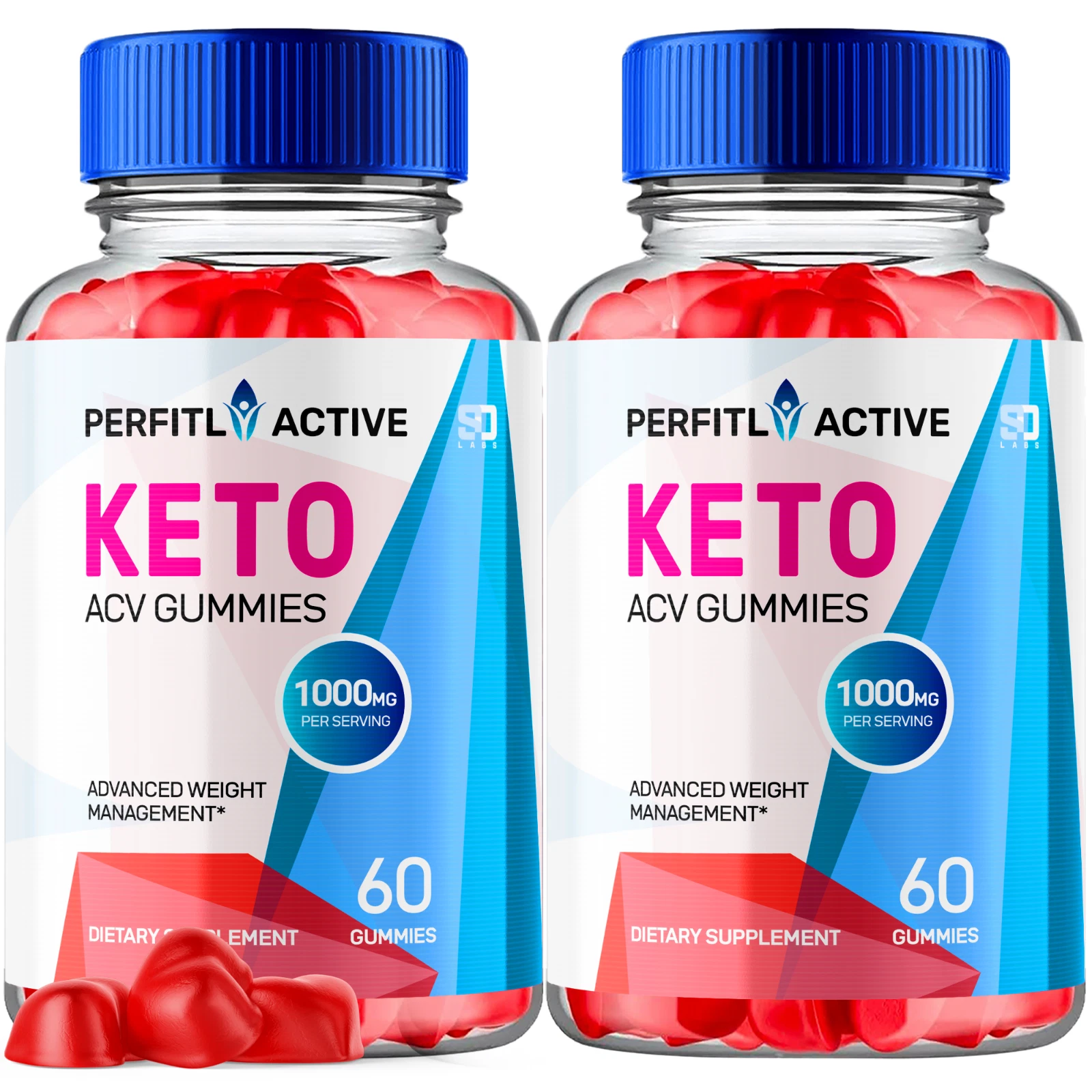 (2 Pack) Perfitly Active Keto, Perfitly Active ACV Keto Gummies (120 Gummies)