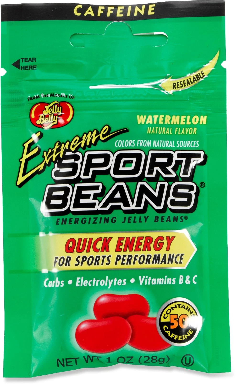EXTREME WATERMELON SPORT BEANS by Jelly Belly ~ Energizing ~ 24 PACK~ SHIPS FREE