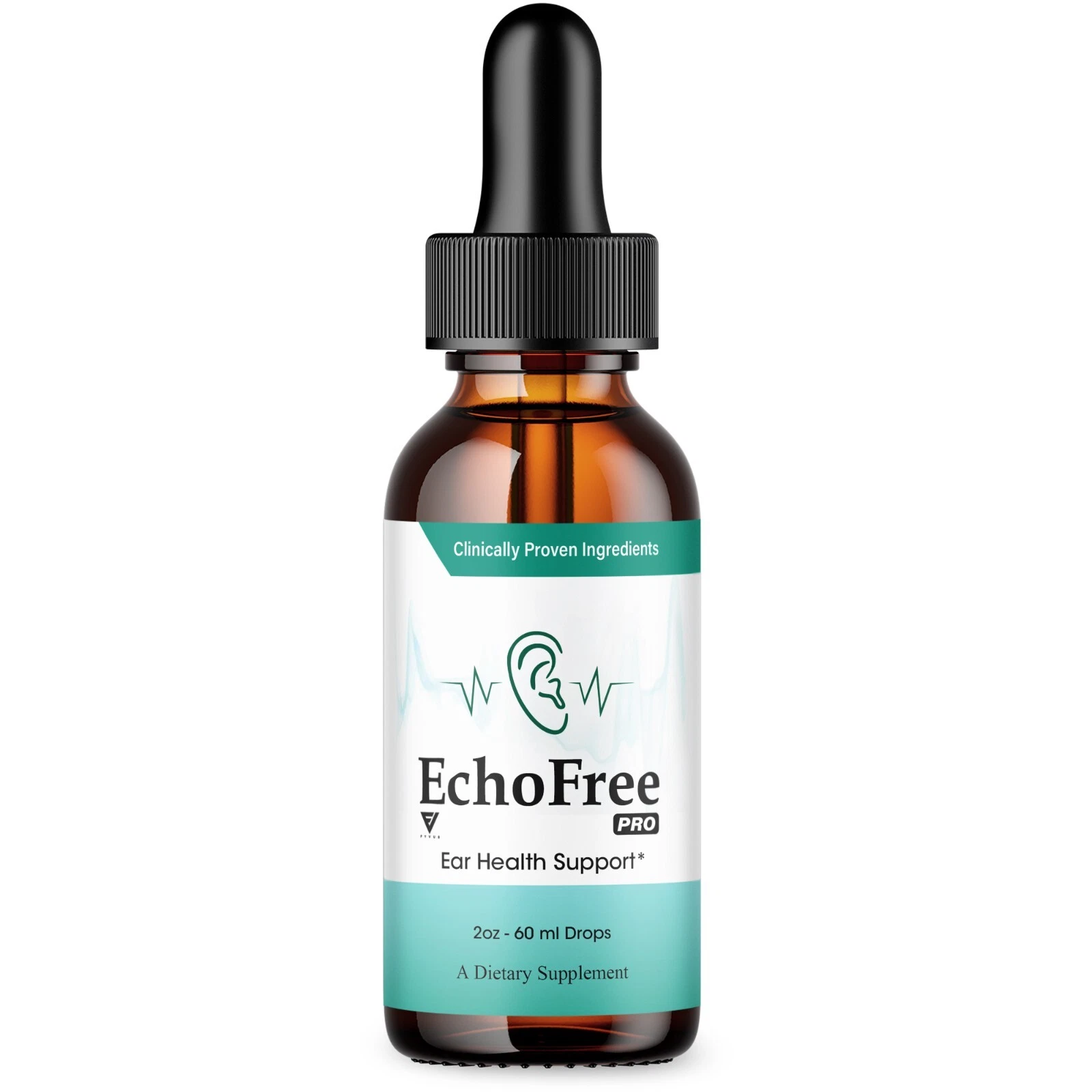 EchoFree Pro Liquid Drops, Echo Free Advanced Tinnitus Support (2oz)