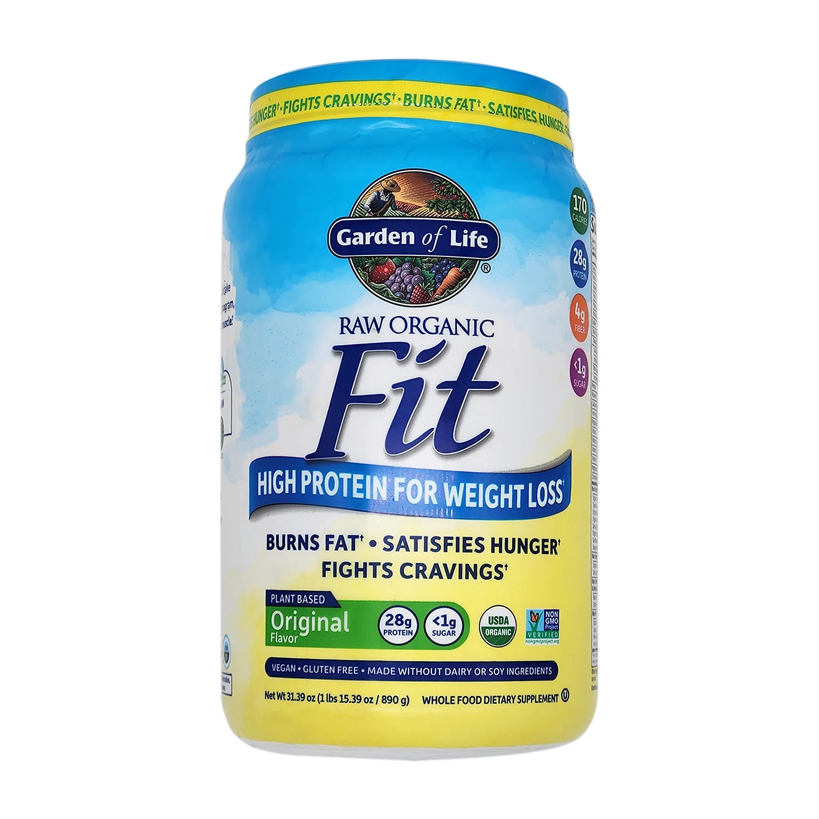 Garden of Life Raw Organic Fit High Protein Weight Loss Original 31oz 03/2026