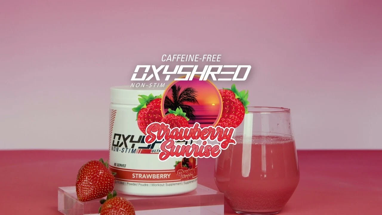 OxyShred Non-Stim, Thermogenic Fat Burner, Strawberry Sunrise, 10.6 oz (302 g)