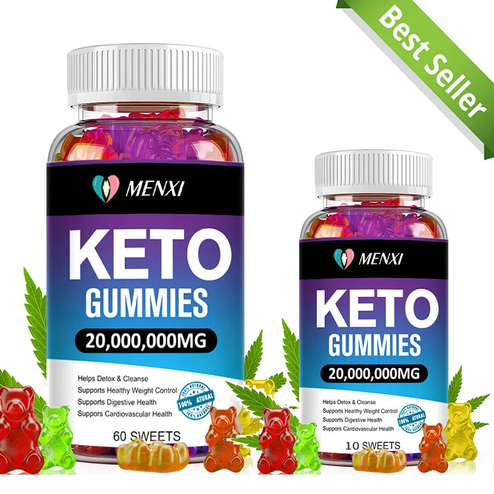 10/60PC Keto Gummies Weight Loss, Slimming, Burning Fat, Detox & Cleansing Gummy