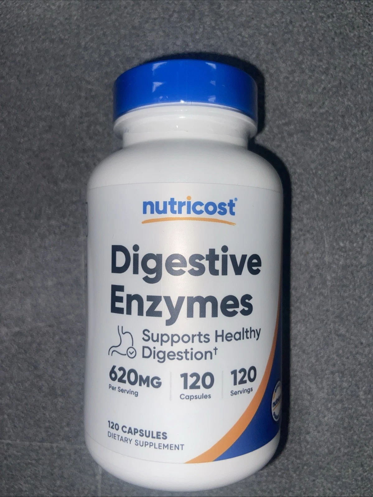 Digestive Enzymes 620Mg 120 Cap Complete Digestive Enzyme Supplement EXP 10/27