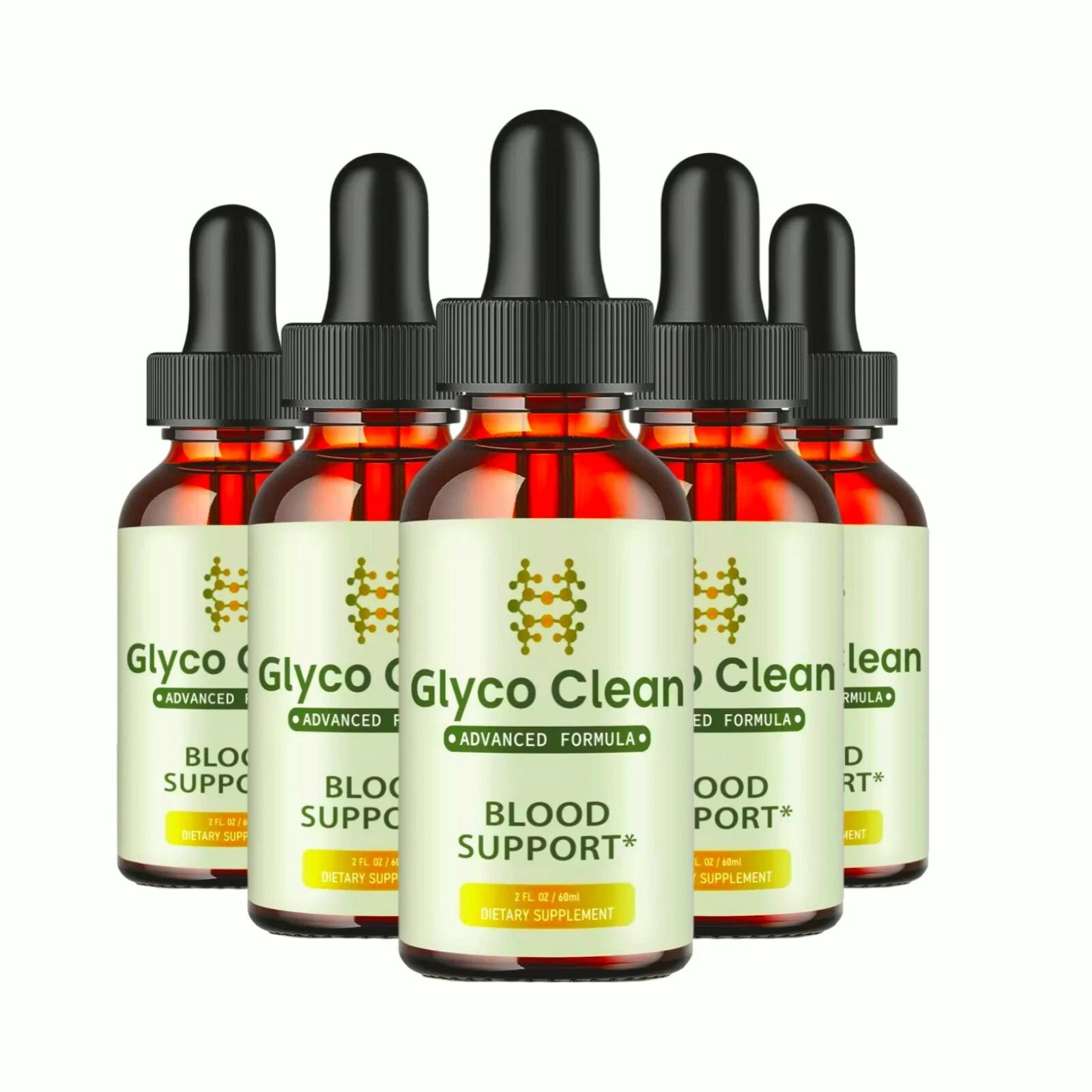 (5 Pack) Glyco Clean Drops - GlycoClean Blood Drops for Healthy Blood Supplement