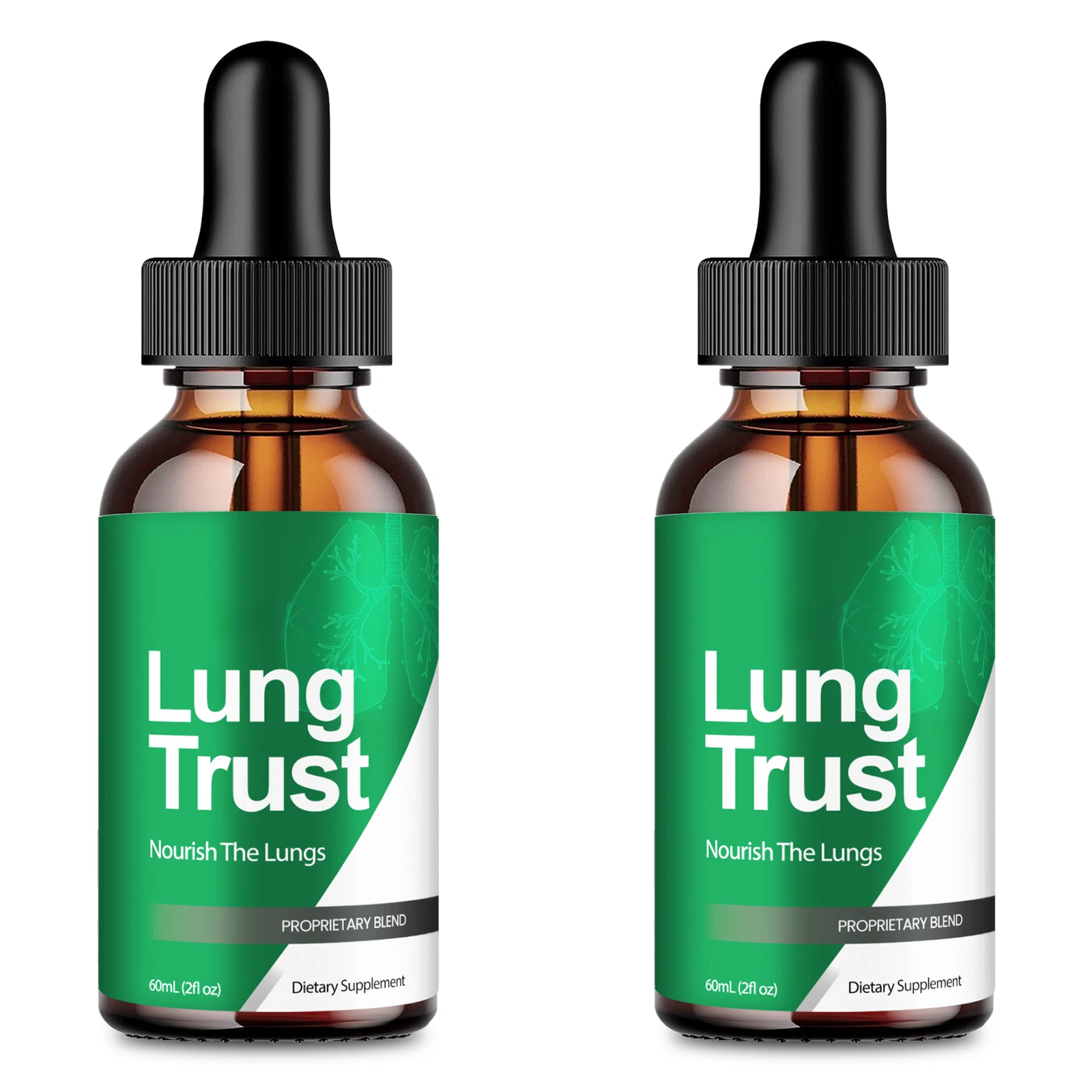 (2 Pack) Lung Trust Drops, Lung Trust Blood Support Formula Drops (2 Bottles)