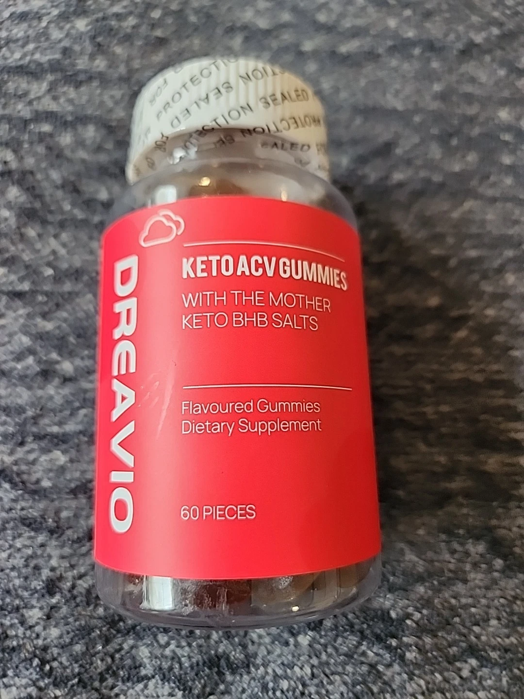 Dreavio Keto ACV Gummies with Mother Keto BHB SALTS 60 Pieces