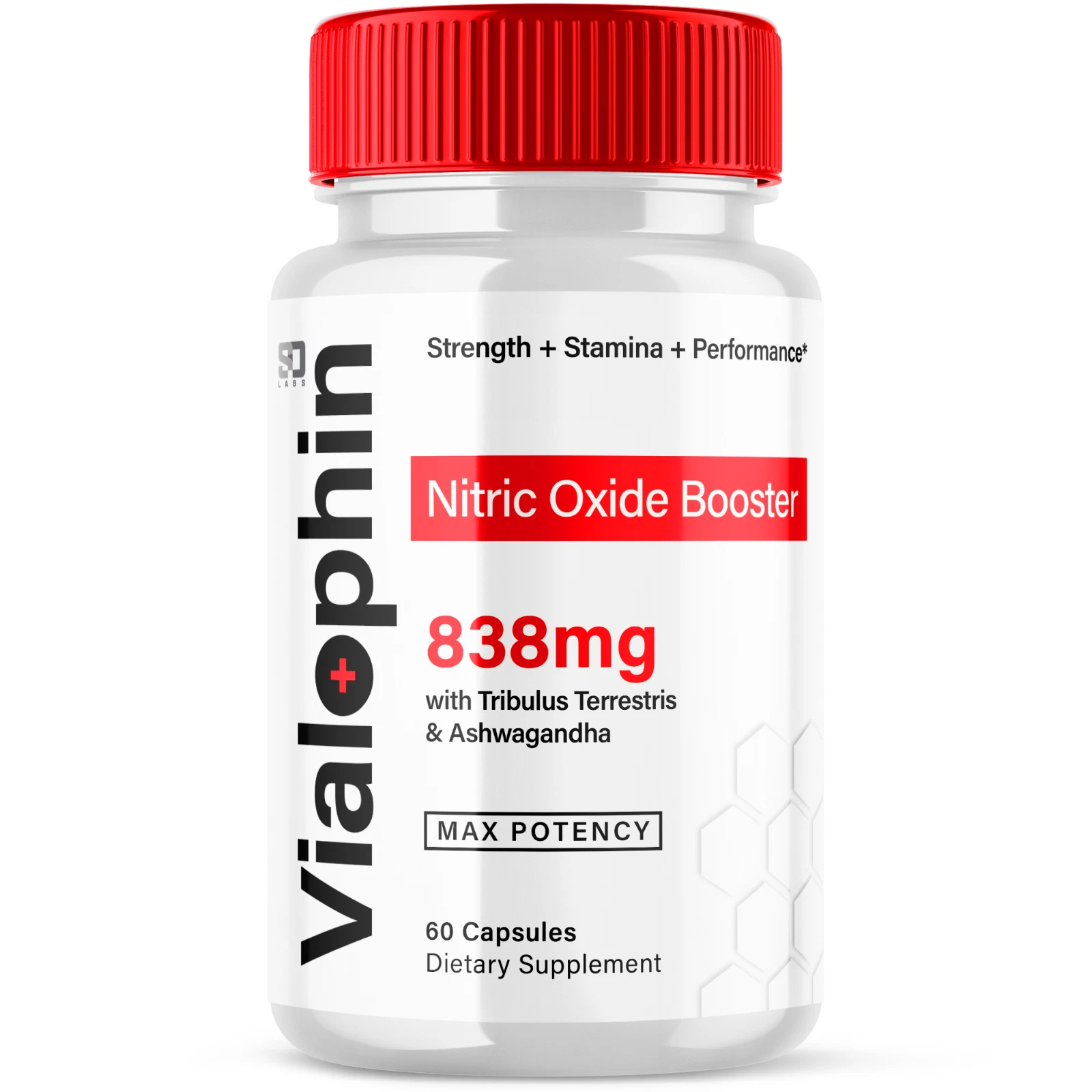 (1 Pack) Vialophin Male Pills, Maximize Energy, Vitality & Stamina 60 Capsules